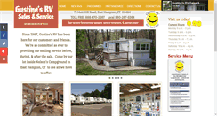 Desktop Screenshot of gustinesrvsales.com